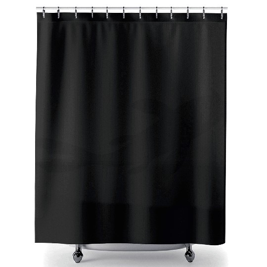silhouette koi fish nishikigoi Shower Curtains