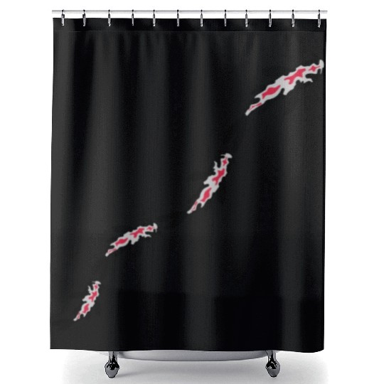 many koi fish nishikigoi Shower Curtains