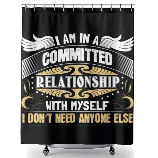 Single Independent Party Gift Idea Shower Curtains