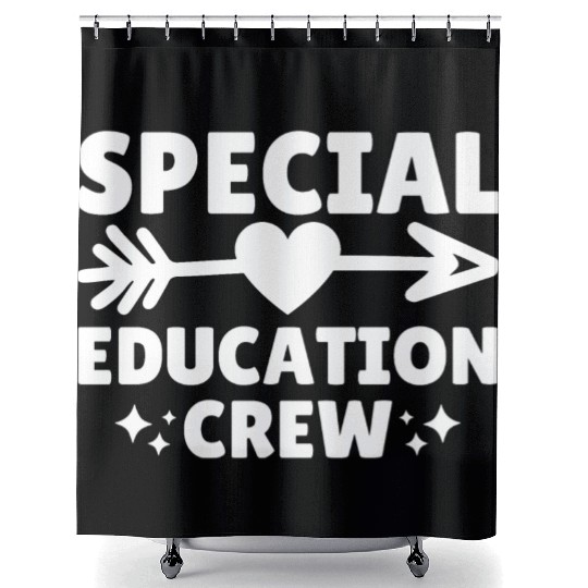 Special Education Crew Teacher Team Shower Curtains