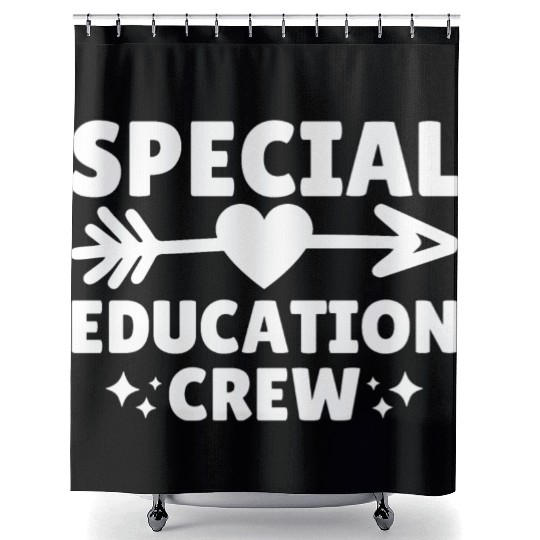 Special Education Crew Teacher Team Shower Curtains