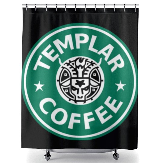 Knights' Templar Coffee Shower Curtains