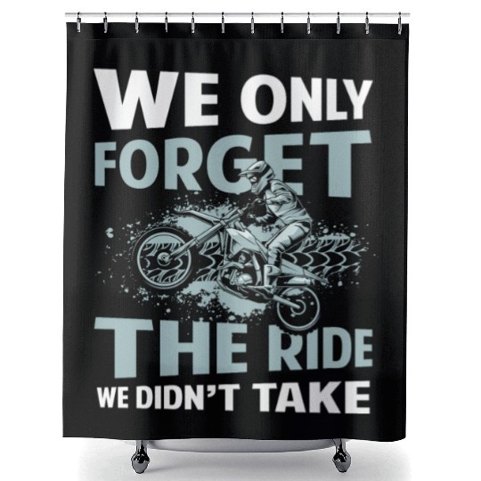 Dirt Bike Racing Dirt Shower Curtains
