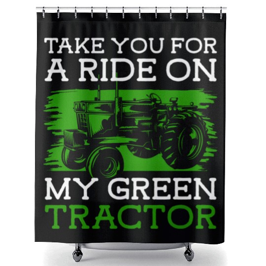 Harvester Agriculture Farm Rural Youth Shower Curtains