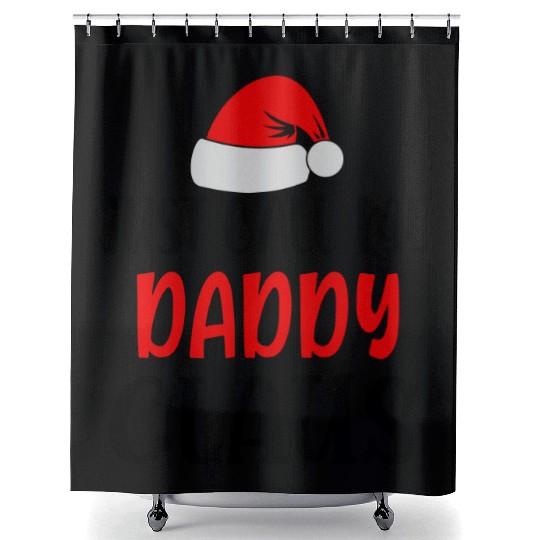 Just call me daddy claus Shower Curtains