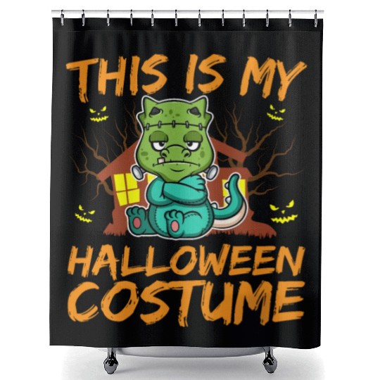 Scary Creepy Animal This Is My Halloween Costume Shower Curtains