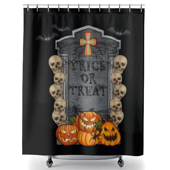 Trick Or Treat Shower Curtains