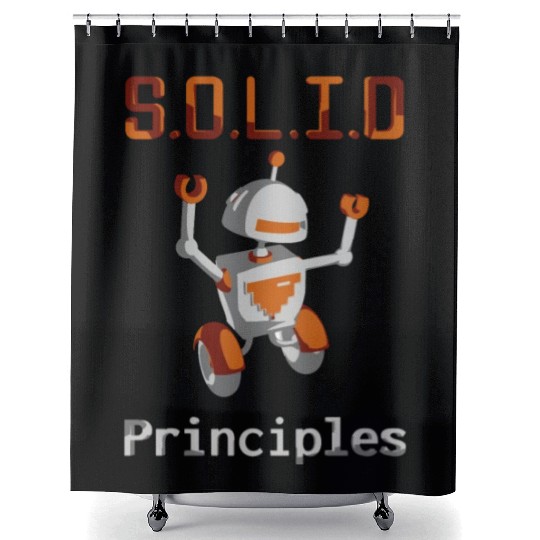 SOLID principles Shower Curtains