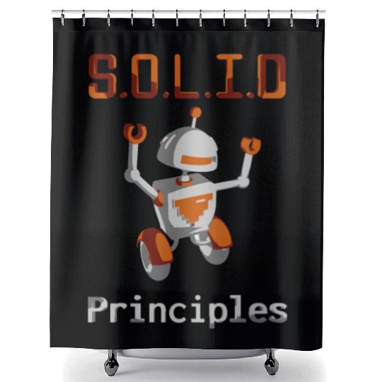 SOLID principles Shower Curtains