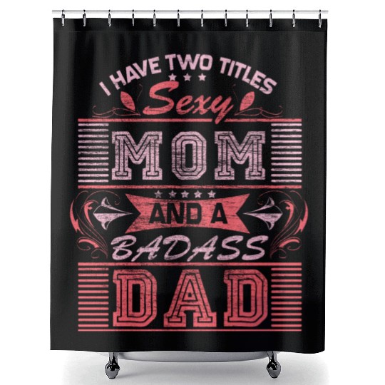Single Mom Mom Daughter Gift Idea Shower Curtains