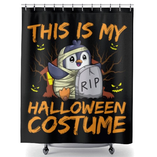 Scary Creepy Animal This Is My Halloween Costume Shower Curtains