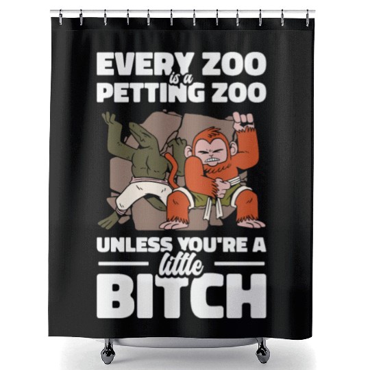 Zookeeper Petting Wildlife Zookeeping Nature Shower Curtains