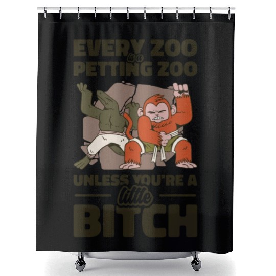 Zookeeper Petting Wildlife Zookeeping Nature Shower Curtains