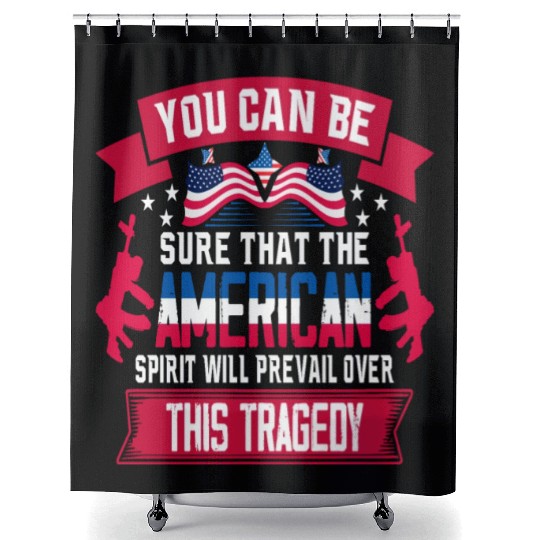 Patriot Day 9 11 American Spirit Shower Curtains