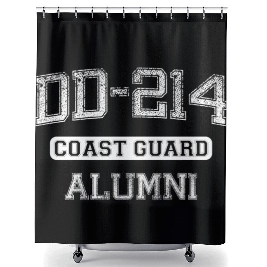 US Coast Guard Alumni Shower Curtains