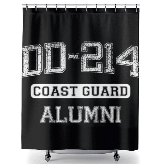 US Coast Guard Alumni Shower Curtains
