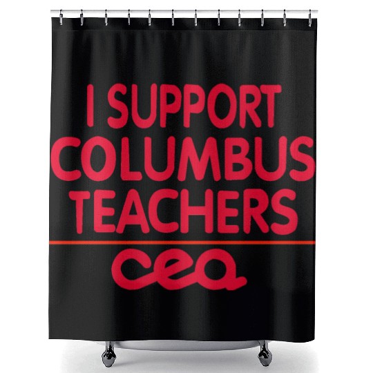columbus ohio school teachers strike oh teacher Shower Curtains