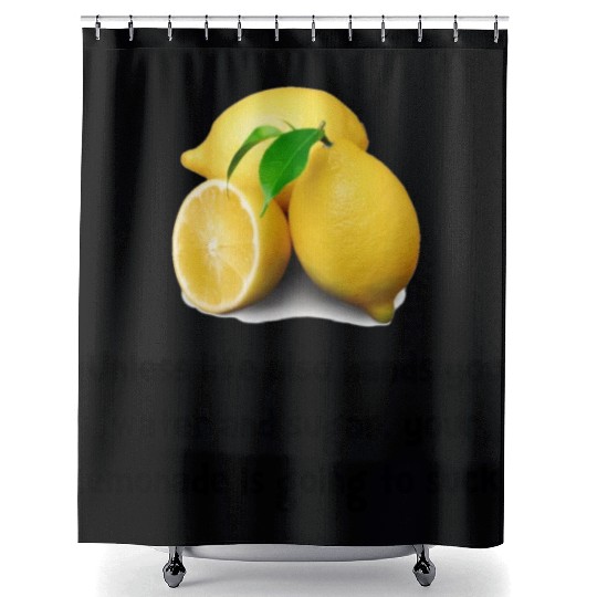 Lemonade Suck Shower Curtains