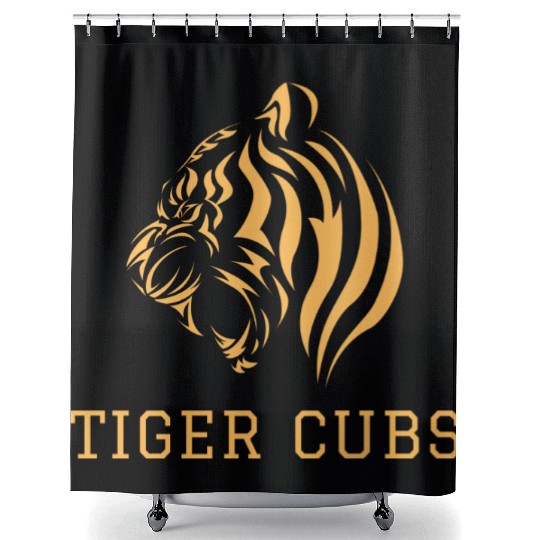 Tiger Cubs mens Shower Curtains best Quality