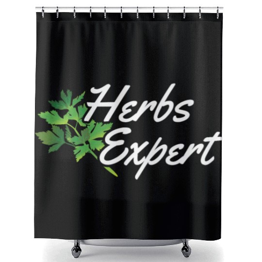 Herbs Expert Herbalism Herb Herbalist Gardening Shower Curtains