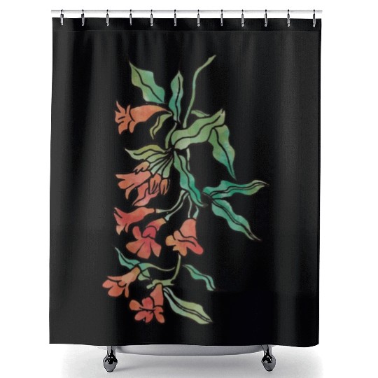 watercolour autumn plant Shower Curtains