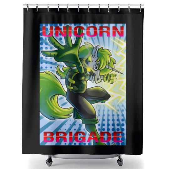 Unicorn Brigade Shower Curtains