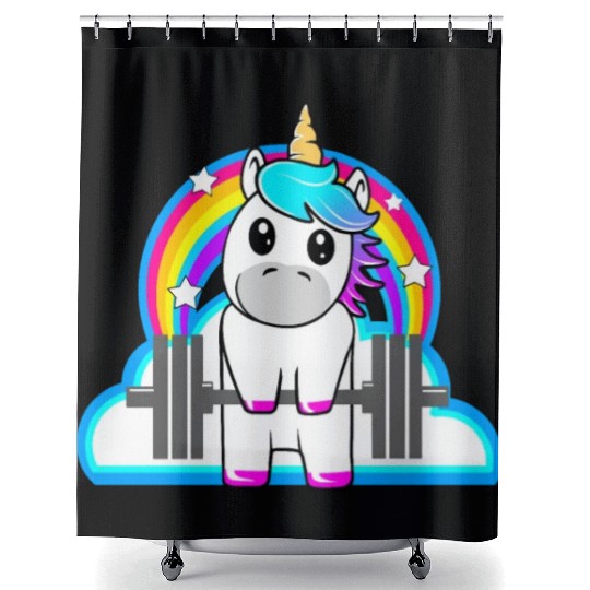 Unicorn Strong Shower Curtains
