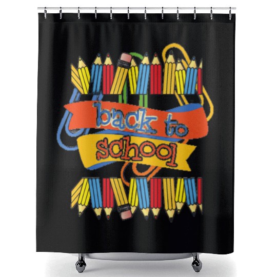 Back to school funny teaching Shower Curtains