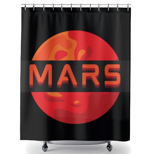 Mars Shower Curtains