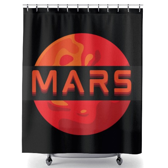 Mars Shower Curtains