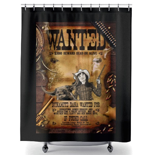 The Cowgirl Wanted Design Shower Curtains