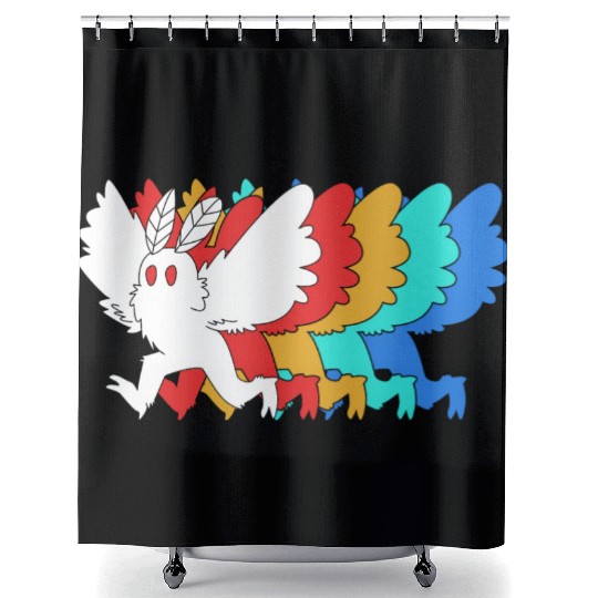 Cryptozoologist Cryptid Mothman Shower Curtains