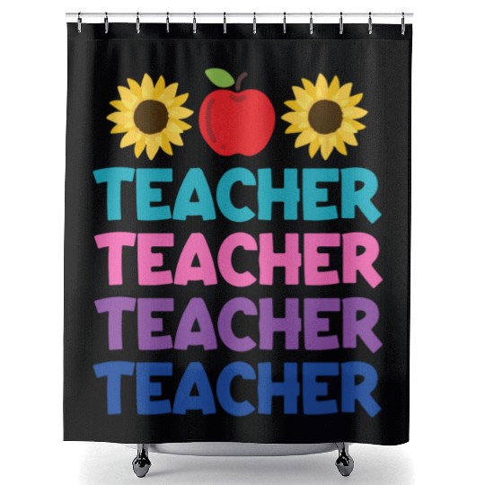 Funny Teacher svg, Teacher Appreciation svg, Kinde Shower Curtains