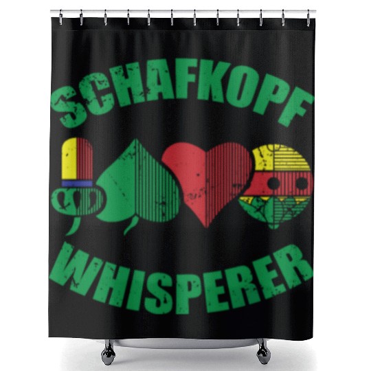 Sheepshead Whisperer Card Game Playing Card Shower Curtains