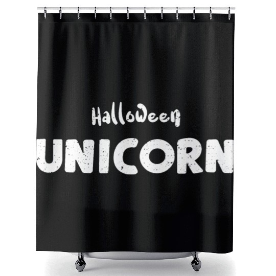 Halloween Unicorn - Halloween Shower Curtains