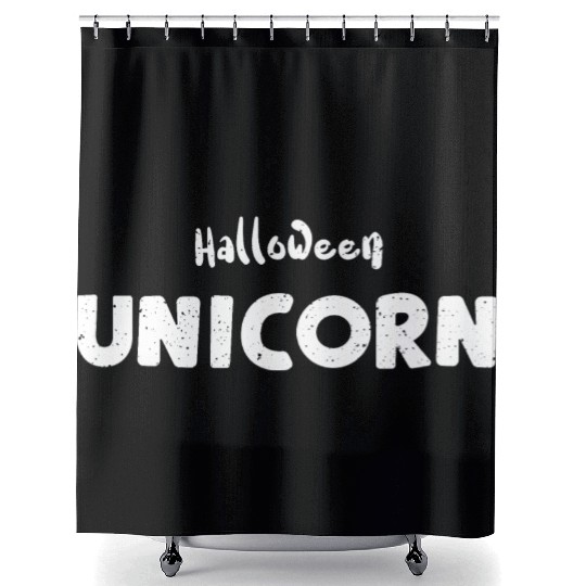 Halloween Unicorn - Halloween Shower Curtains