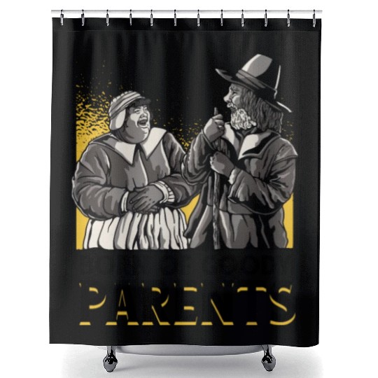 Born Of Goody Parents Funny Mormon LDS Church Pilg Shower Curtains