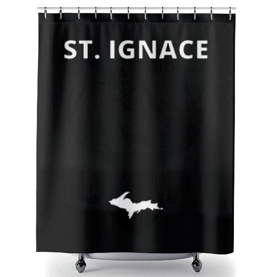 St. Ignace Michigan Upper Peninsula Shower Curtains