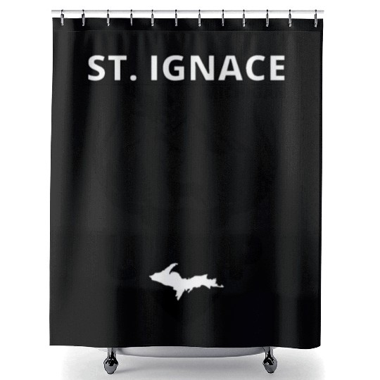 St. Ignace Michigan Upper Peninsula Shower Curtains