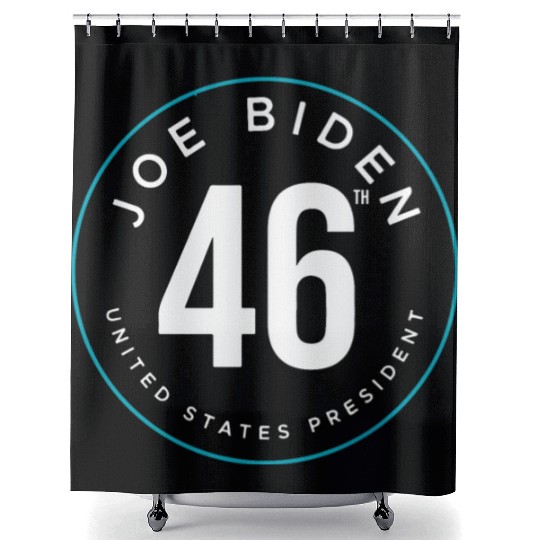 Joe Biden Victory 46 President Shower Curtains