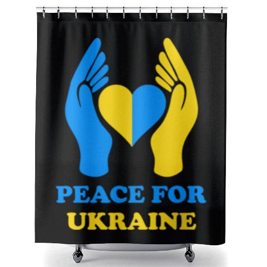 Peace for Ukraine Shower Curtains