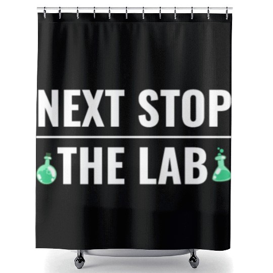 Chemistry Science Chemist Funny Laboratory Lab Shower Curtains