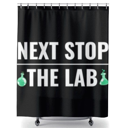 Chemistry Science Chemist Funny Laboratory Lab Shower Curtains