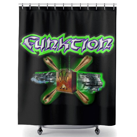 FUNKTION Band from Los Angeles Ca Rap Rock Funk Shower Curtains