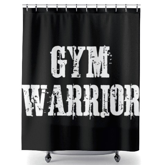 Gym Warrior Shower Curtains