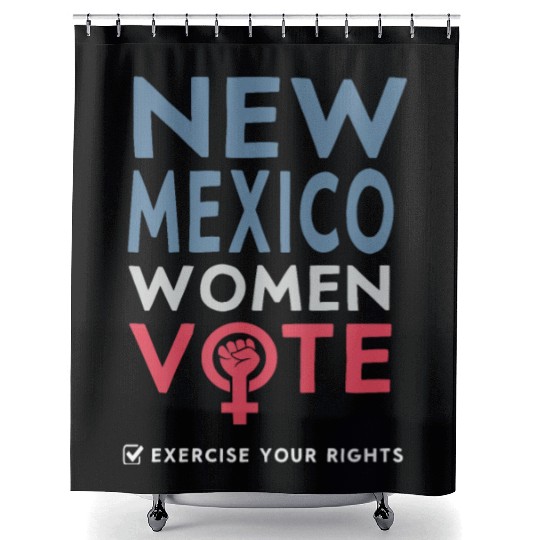 New Mexico Women Vote Voter 2022 Election Shower Curtains