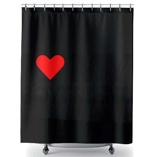 I love my boyfriend Shower Curtains