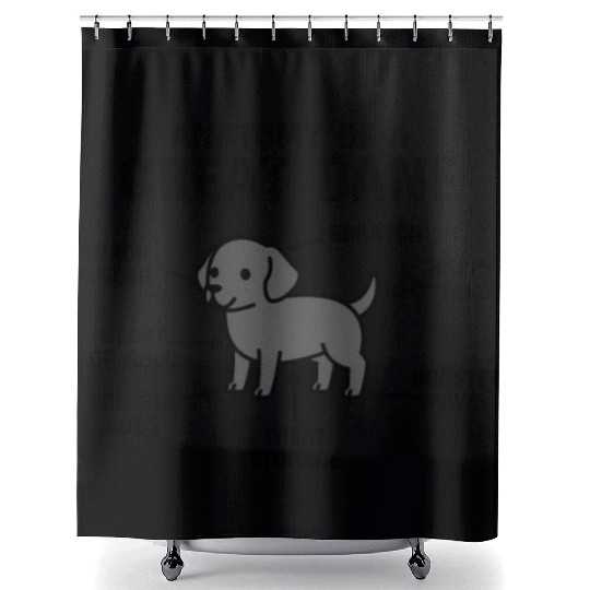 Anatomy Of A Great Dane Shower Curtains