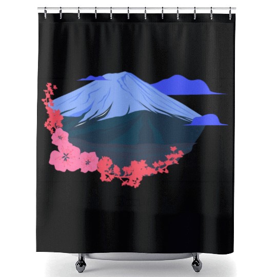 Mount Fuji Shower Curtains