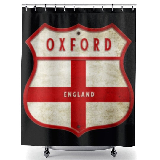 Oxford England coat of arms Shower Curtains